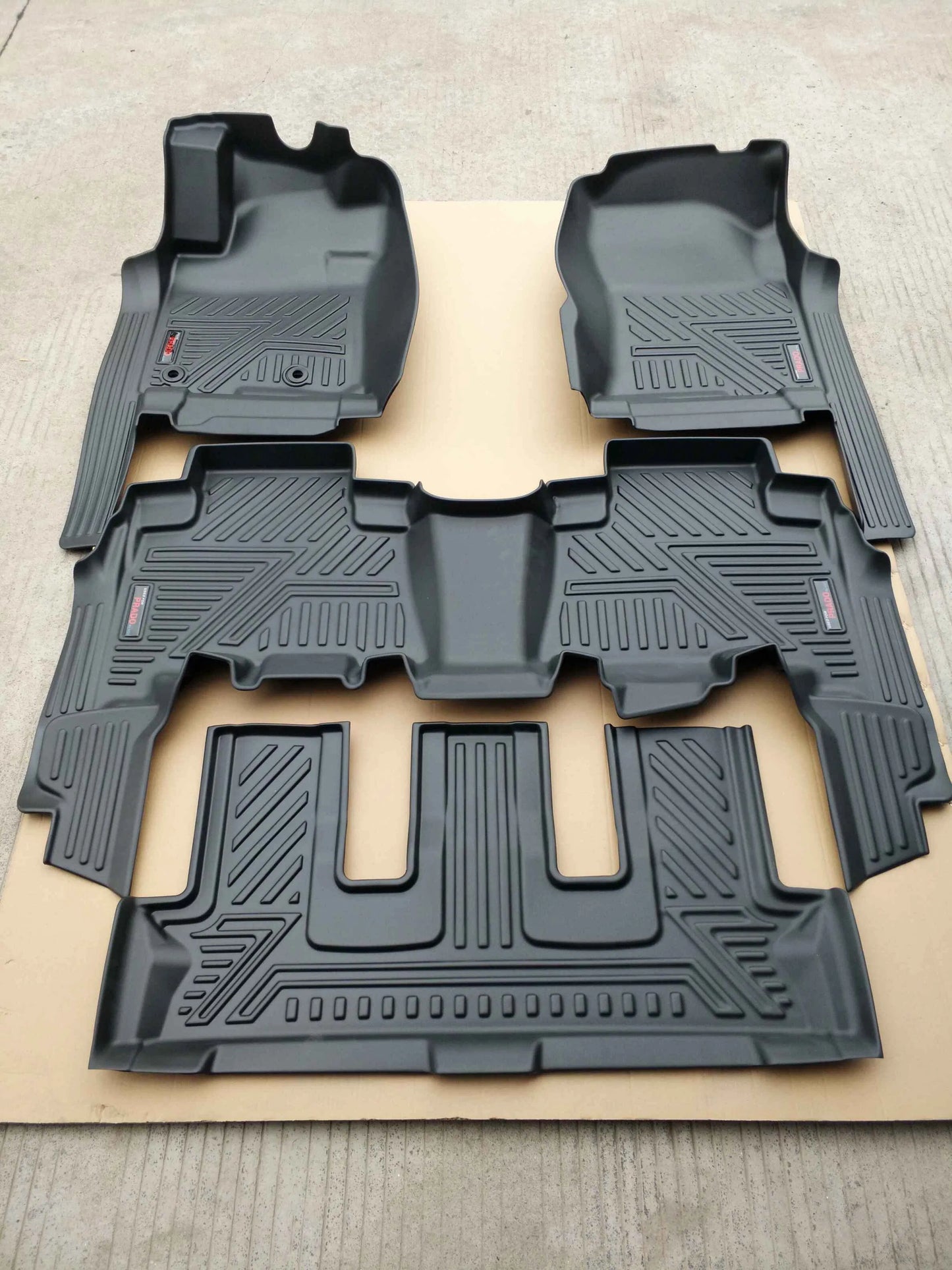 Premium 3D Floor Mats for Toyota Land Cruiser Prado