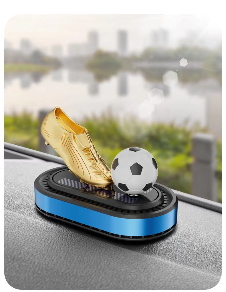 Golden boot car air freshener