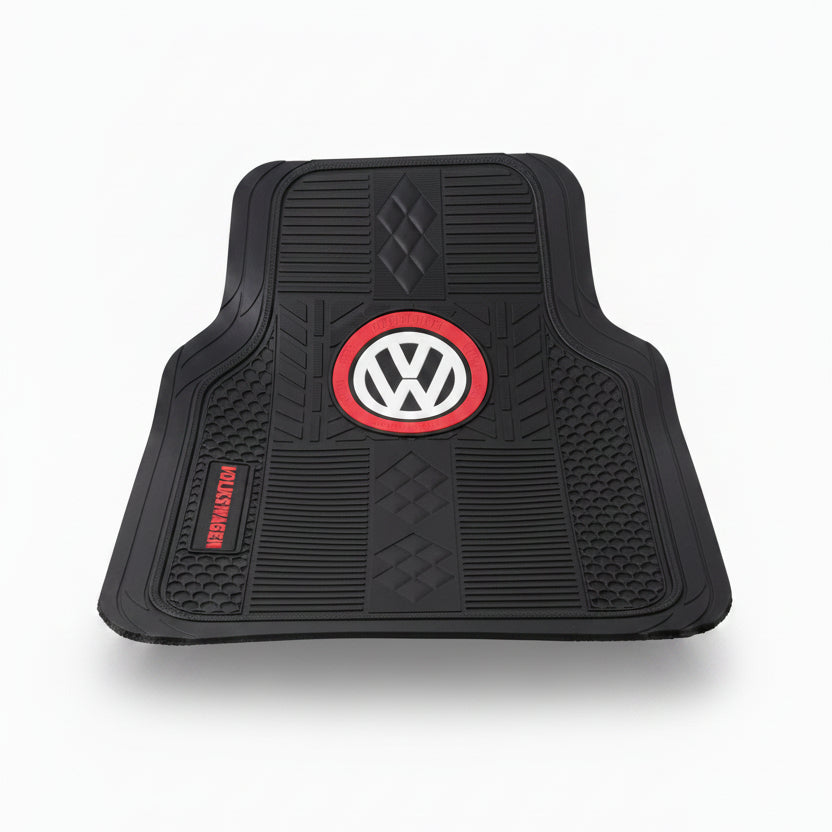 Volkswagen Premium Brand Emblem 3D TPE Floor Mats