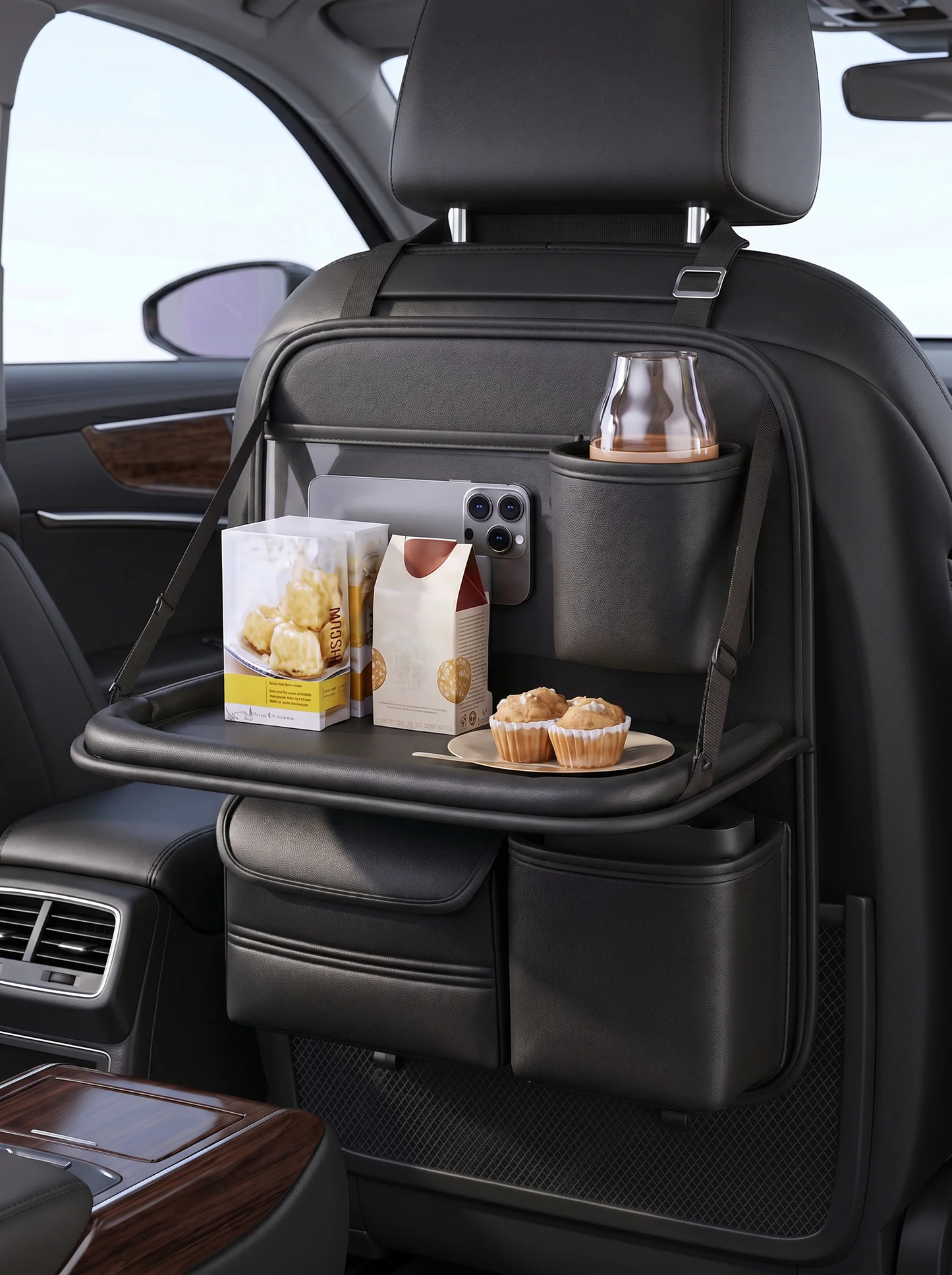 Multi-Pocket Premium Front Seat Back Organizer