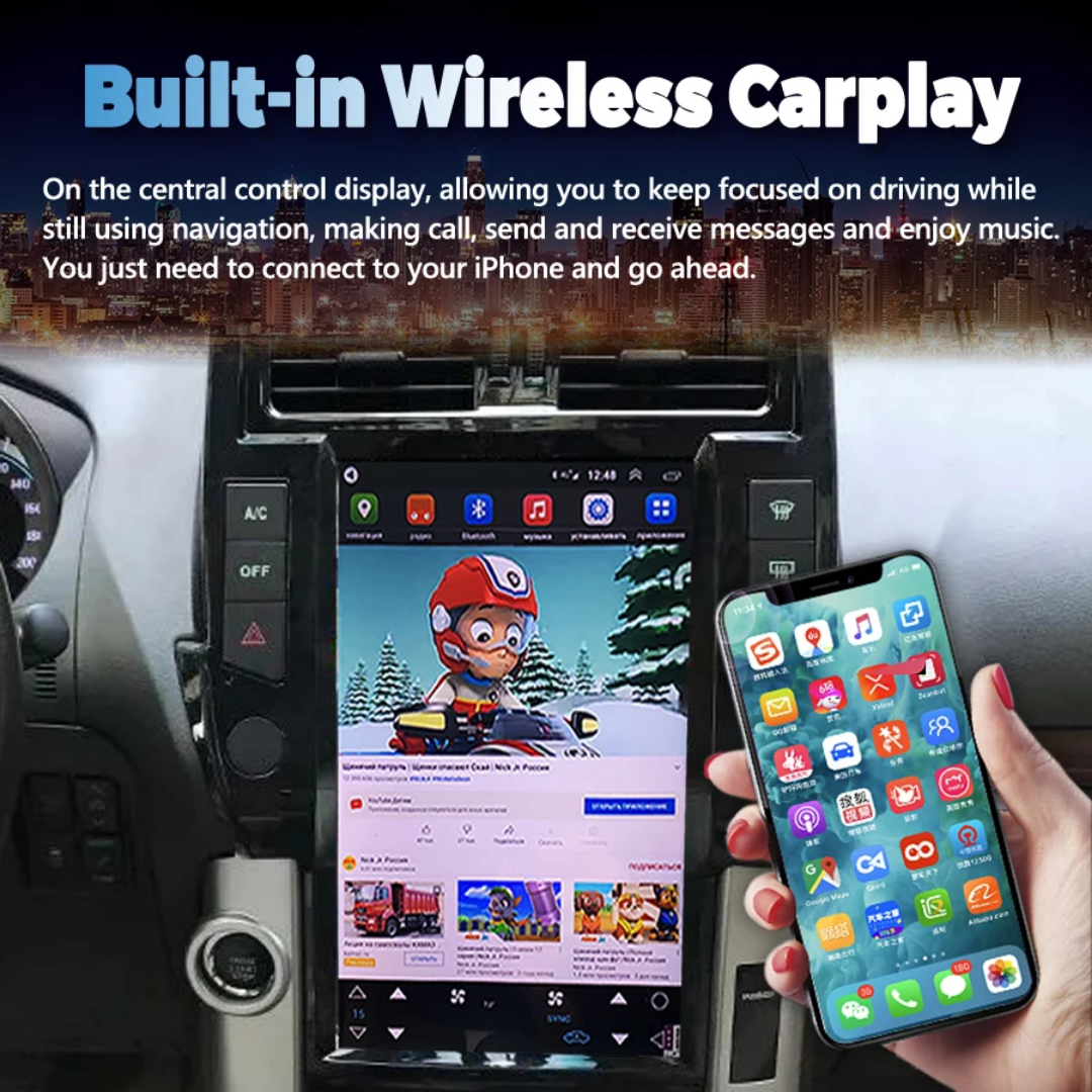 Toyota Land Cruiser Prado Android Multimedia Infotainment Screen