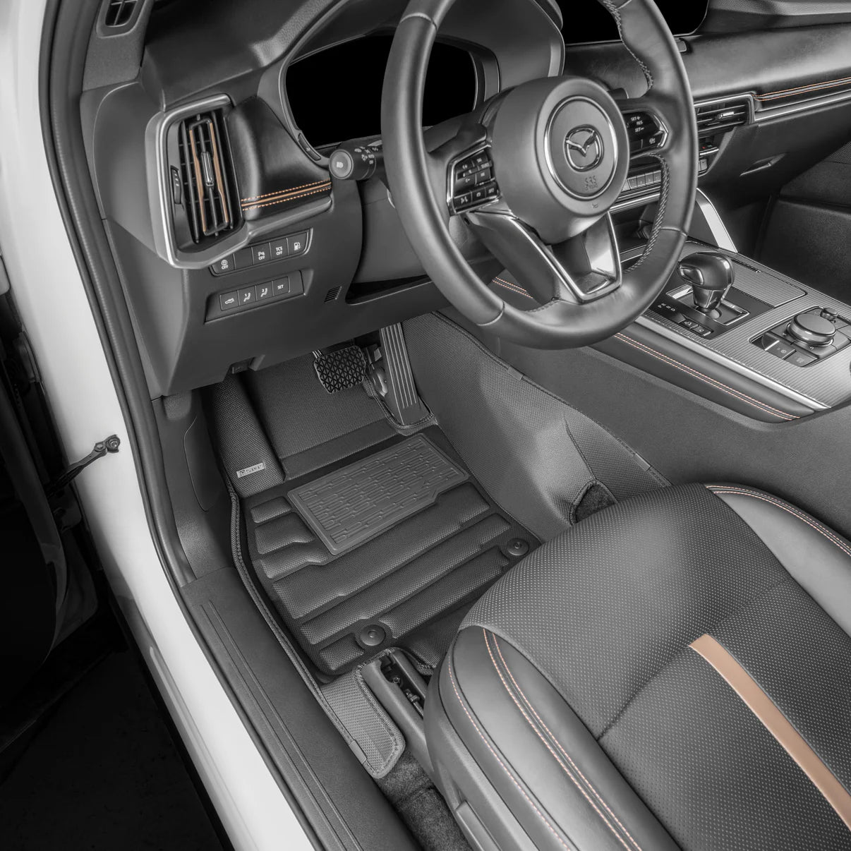 Mazda CX-9 Premium 5D Floor Mats (Full 3-Row Set)