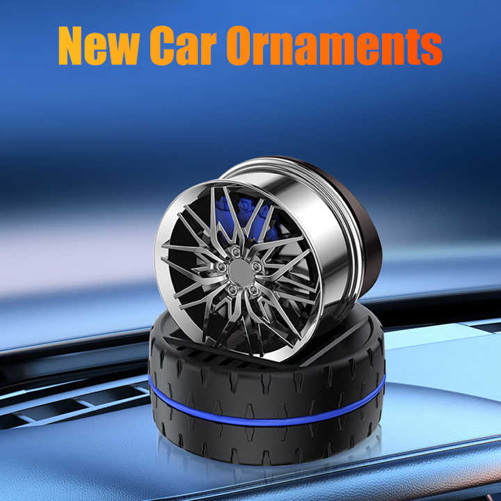 CAR WHEEL HUB/RIM SOLAR POWERED AIRFRESHNER