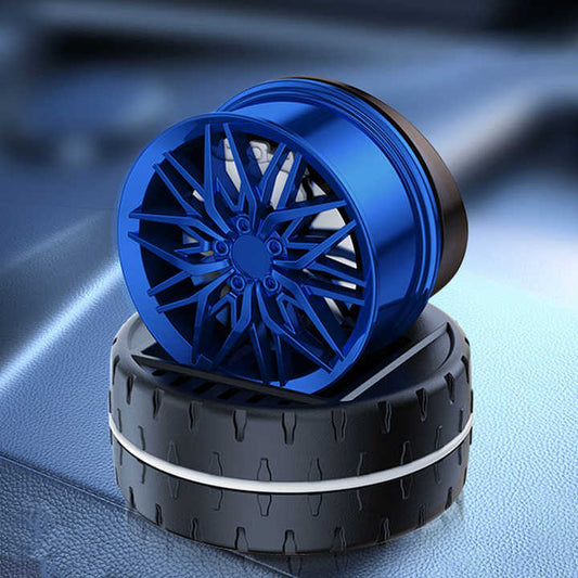 CAR WHEEL HUB/RIM SOLAR POWERED AIRFRESHNER