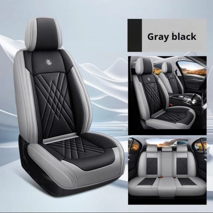 premium 5 seater covers Grey ft Black