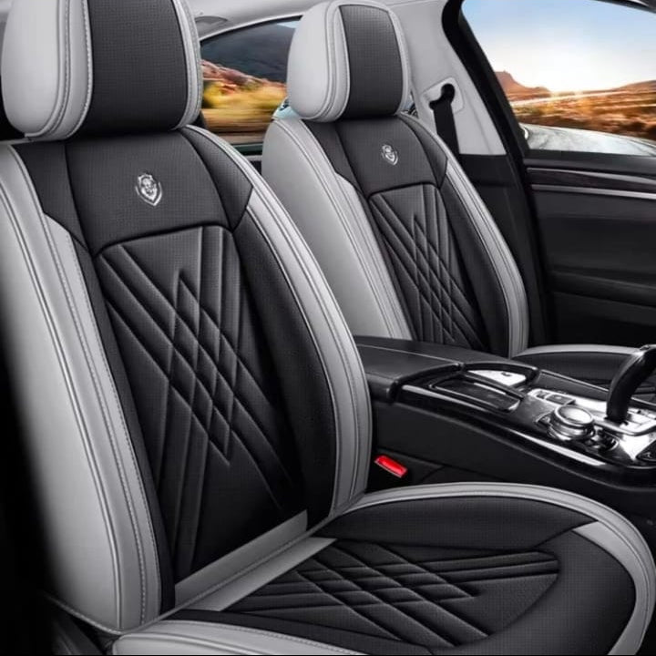 premium 5 seater covers Grey ft Black