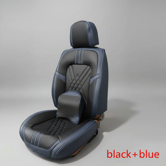 Custom fit Navy Blue ft Black car seat covers