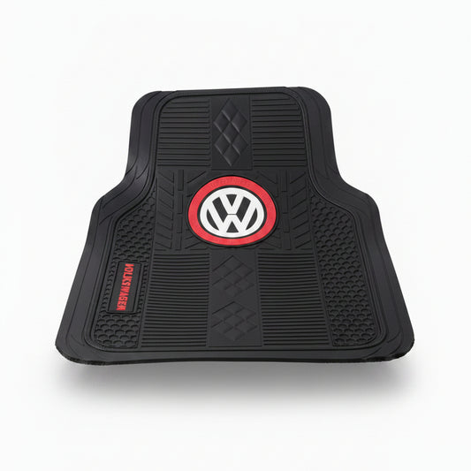 Volkswagen Premium Brand Emblem 3D TPE Floor Mats