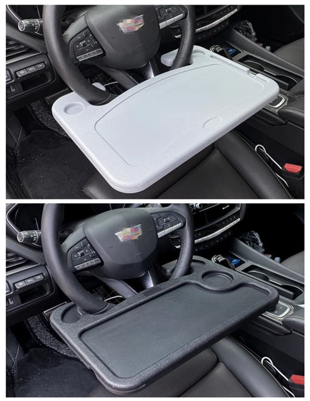 Car steering wheel table
