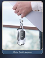 Sporty car key casing with buckle