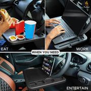 Car steering wheel table