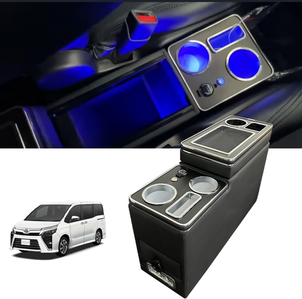 Toyota Noah / Voxy Luxury LED Center Armrest Console Box