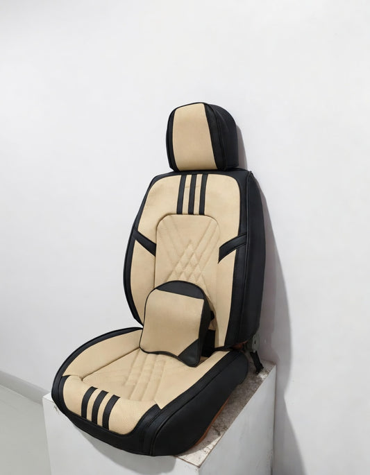 Custom Fit Black & beige Seat Covers