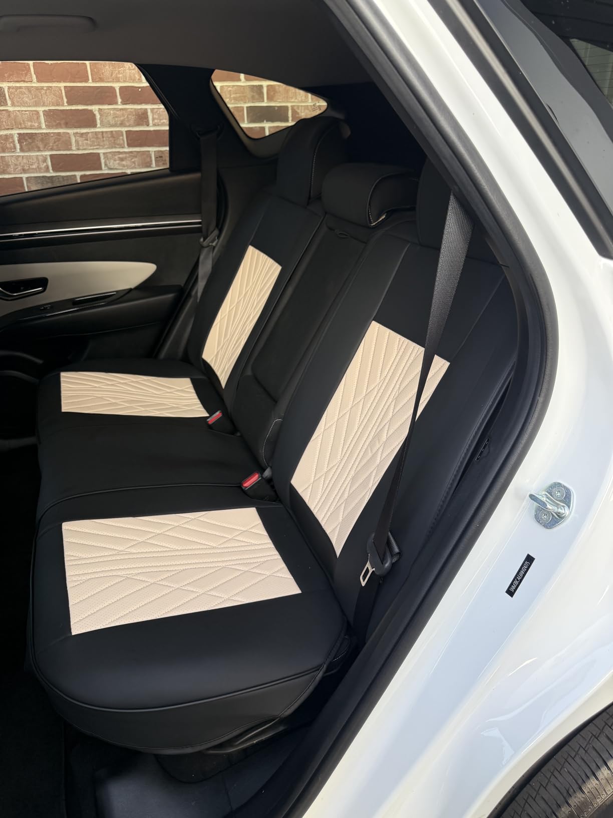 Black ft Beige seat covers set