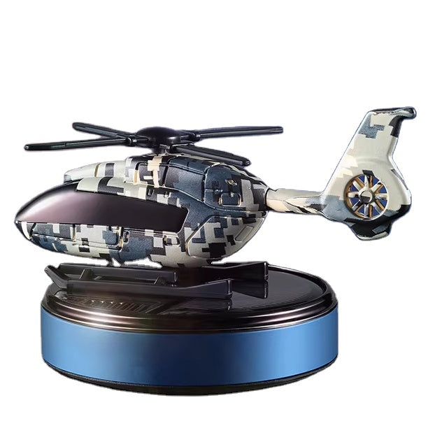 Military Helicopter Solar Air Freshener