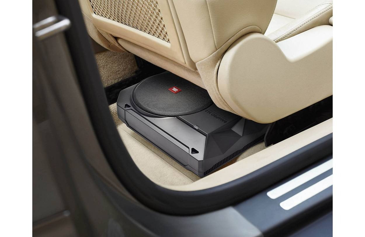 Ultra-Slim Underseat Active Subwoofer Base Speaker