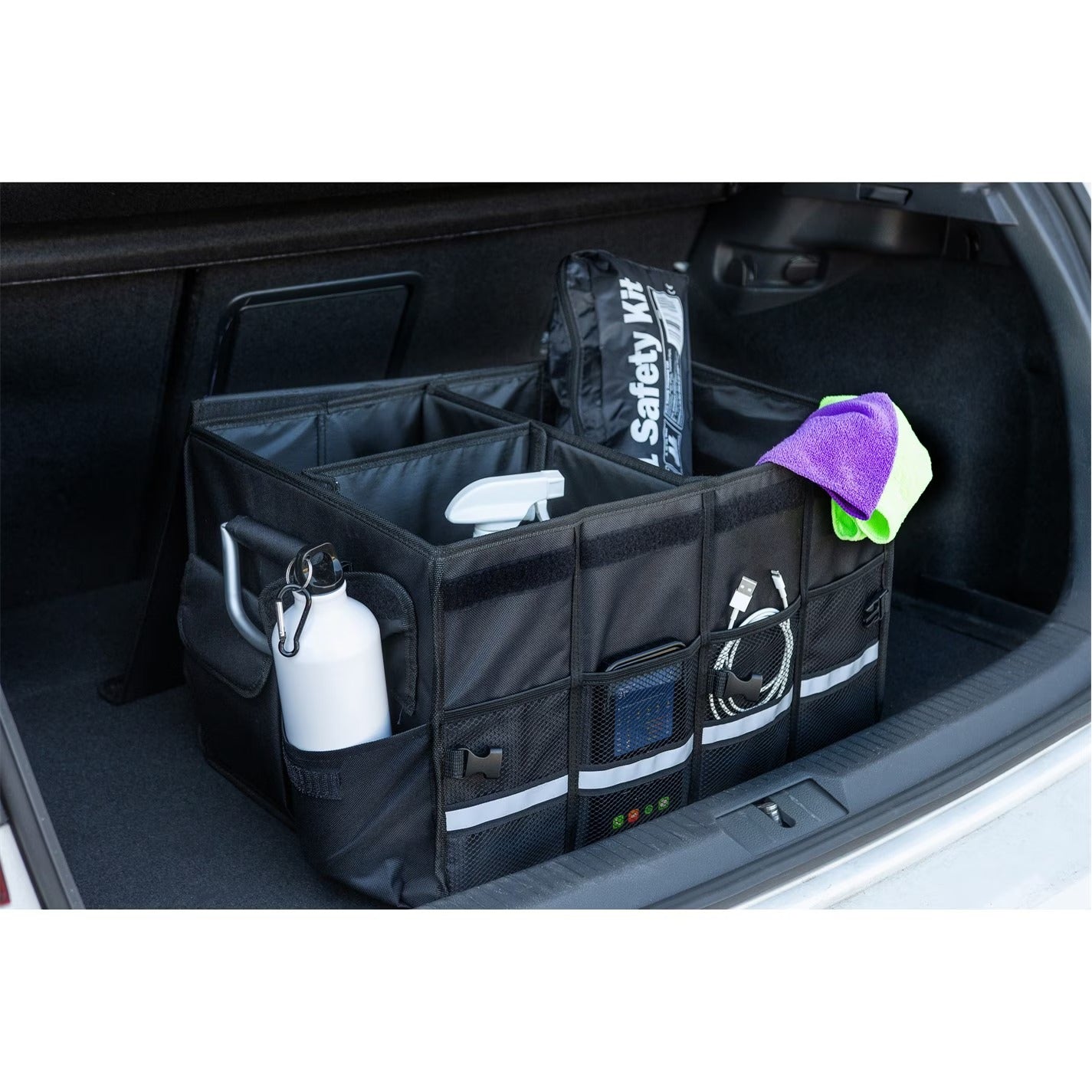 Heavy-Duty Collapsible Car Boot Organizer Bag