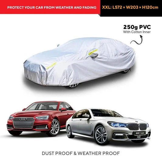 All-Weather Heavy-Duty Multi-Layer Protective Car Cover