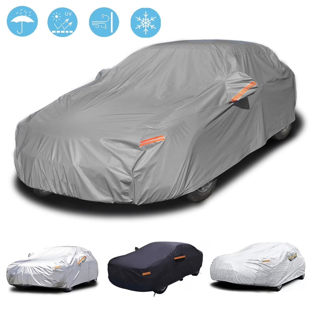 All-Weather Heavy-Duty Multi-Layer Protective Car Cover