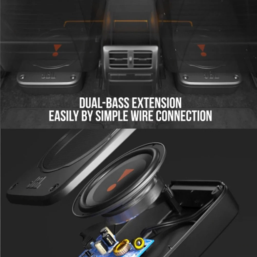 Ultra-Slim Underseat Active Subwoofer Base Speaker