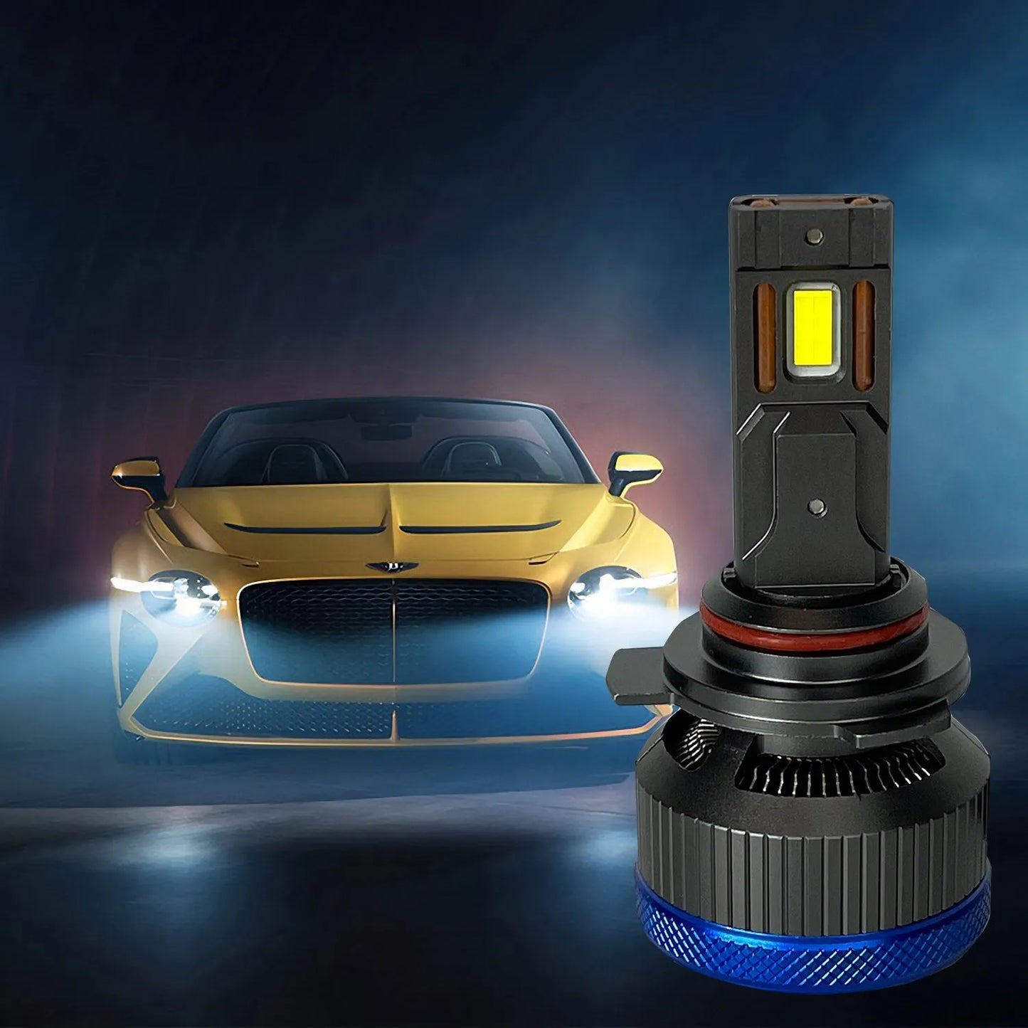 Ultra-Bright V12 LED Headlight Bulbs (H4, H7, H8, H9, H11)