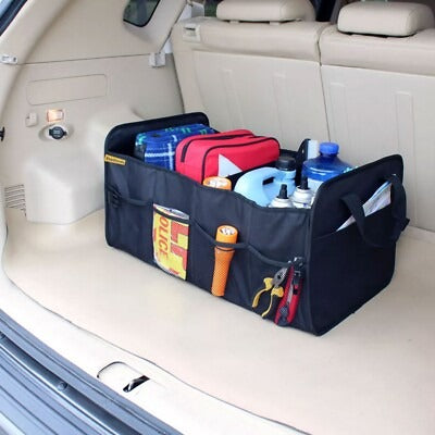 Heavy-Duty Collapsible Car Boot Organizer Bag