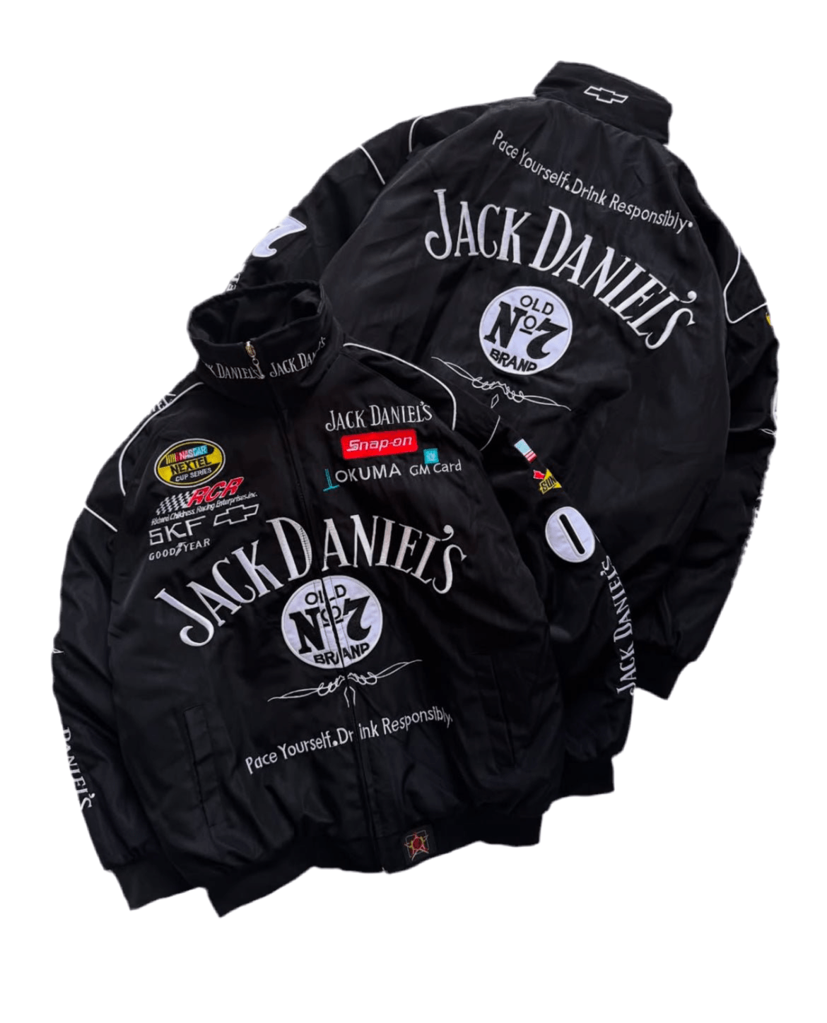 Jack Daniel F1 vintage racing bomber jacket