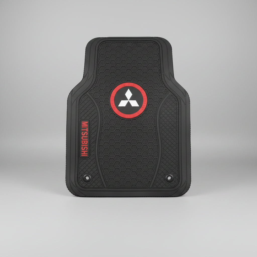 Mitsubishi Premium Brand Emblem rubber/ TPE Floor Mats