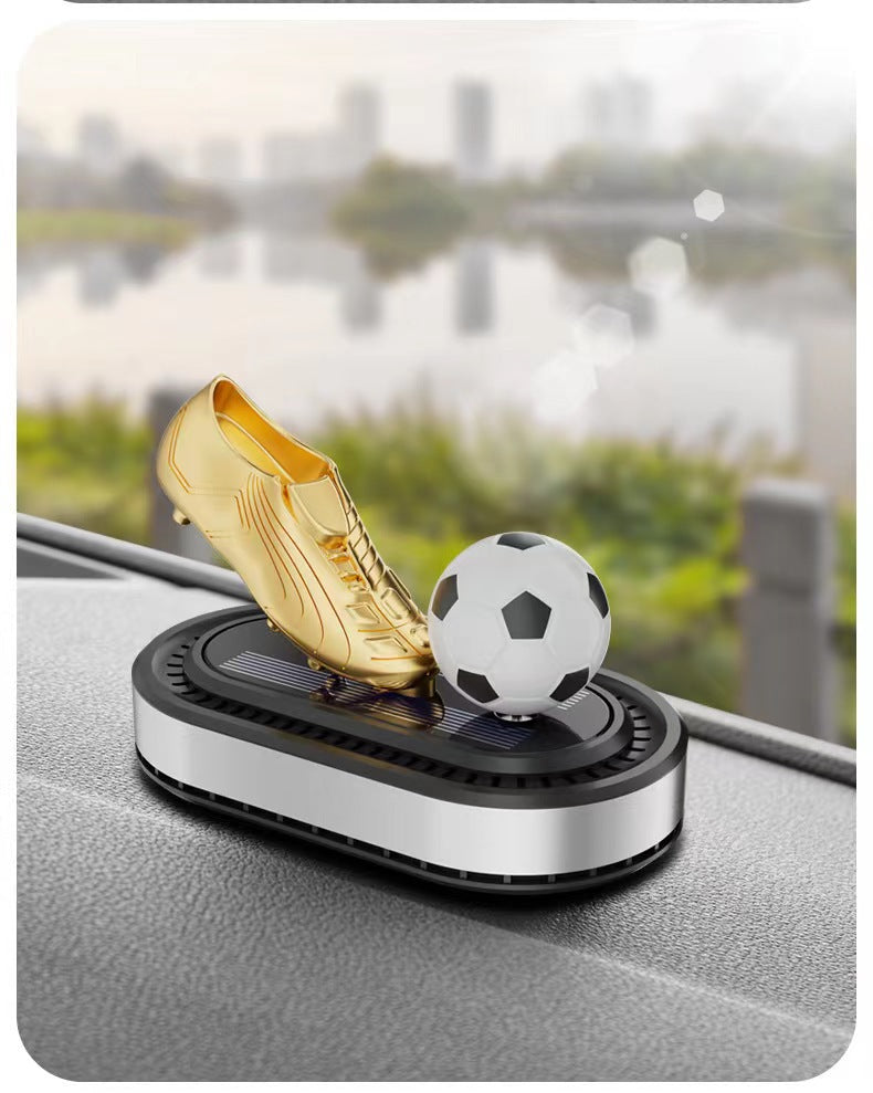 Golden boot car air freshener